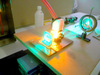 Dye pompé par laser à vapeur de cuivre 7kHz
